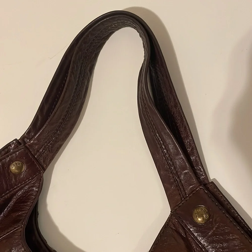 HOBO Brown Leather Tote Bag - Picture 7 of 10